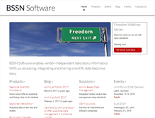Tablet Screenshot of bssn-software.com